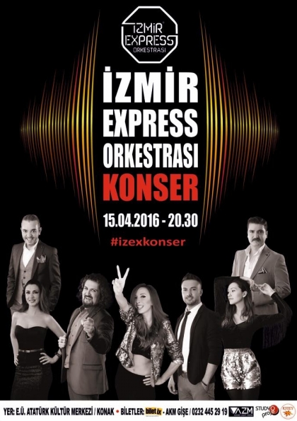İzmir Express Orkestrası Konseri Etkinlik Afişi