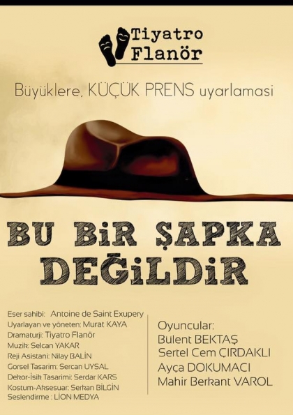 Bu Bir Şapka Değildir / Tiyatro Oyunu Etkinlik Afişi