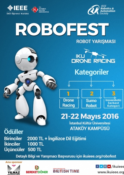 Robofest Robot Yarışması Etkinlik Afişi