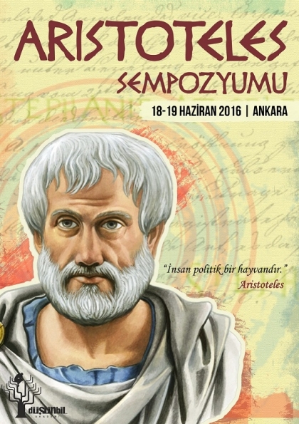 Aristoteles Sempozyumu Etkinlik Afişi