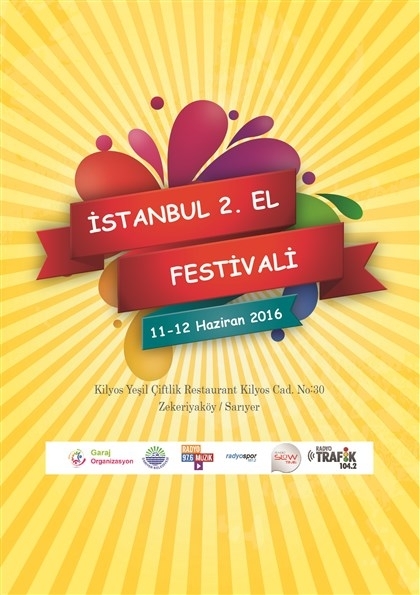 İstanbul İkinci El Festivali Etkinlik Afişi