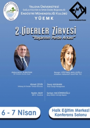 2. Liderler Zirvesi Etkinlik Afişi