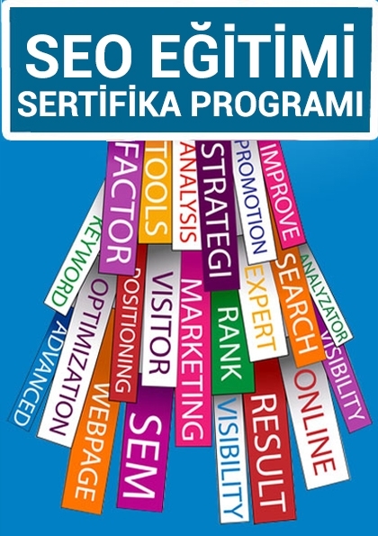 SEO Eğitimi Sertifika Programı Etkinlik Afişi