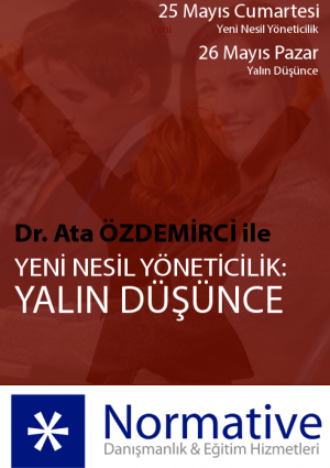 Yeni Nesil Yöneticilik: Yalın Düşünce Mikro Eğitim Programı Etkinlik Afişi