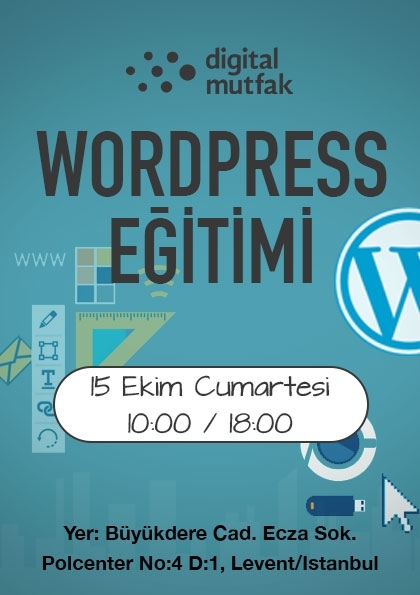 WordPress Eğitimi Etkinlik Afişi