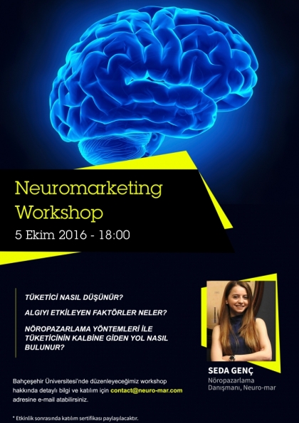 Neuromarketing Workshop Etkinlik Afişi