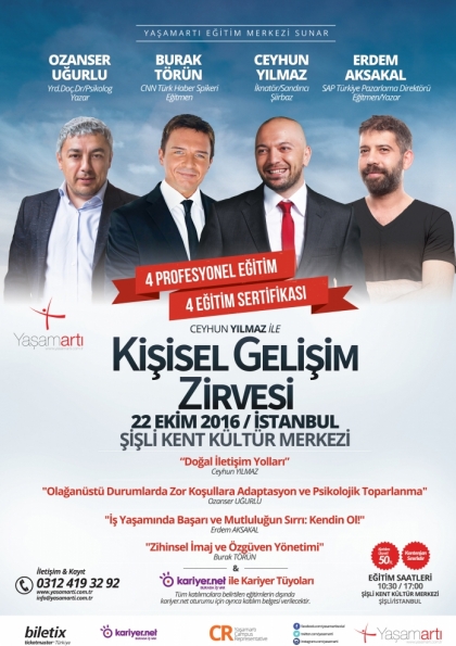 Ceyhun Yılmaz ile Kişisel Gelişim Zirvesi Etkinlik Afişi