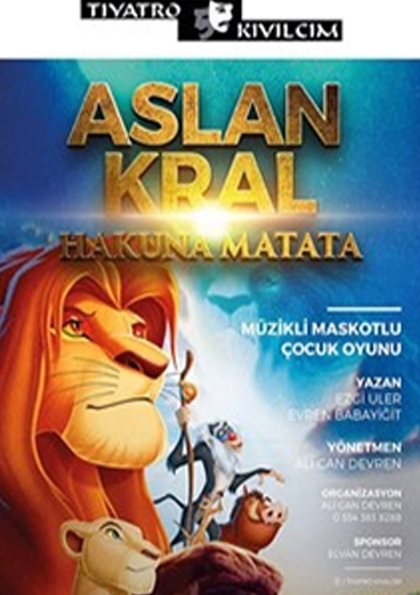 Aslan Kral Hakuna Matata Etkinlik Afişi