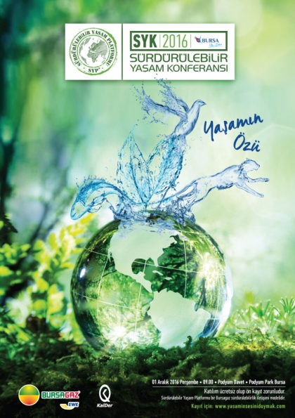 Sürdürülebilir Yaşam Konferansı ( SYK2016BURSA ) Etkinlik Afişi