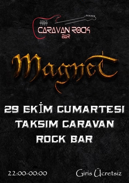 MAGNET Taksim Caravan konseri Etkinlik Afişi