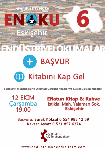 Endüstriyel Okumalar (ENOKU) 6 - Eskişehir Etkinlik Afişi