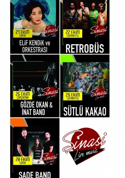 Şinasi Live Music Adana'da Açılıyor.. Etkinlik Afişi