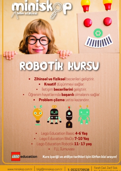 Robotik Kursu Etkinlik Afişi