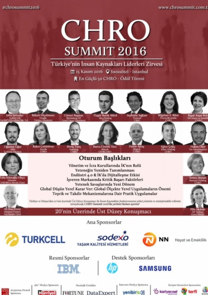 CHRO Summit Turkey Etkinlik Afişi
