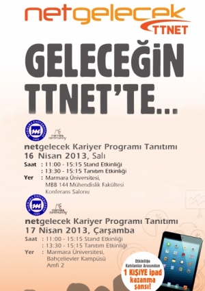 Ttnet NETGELECEK Kariyer Programı Etkinlik Afişi