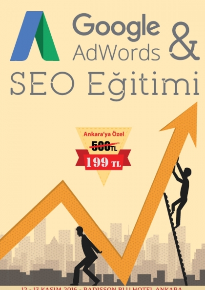 Google AdWords ve SEO Eğitimi Etkinlik Afişi