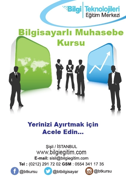 Meb Onaylı Bilgisayarlı Muhasebe Eğitimi Etkinlik Afişi