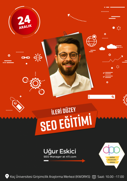 İleri Düzey SEO Eğitimi Etkinlik Afişi