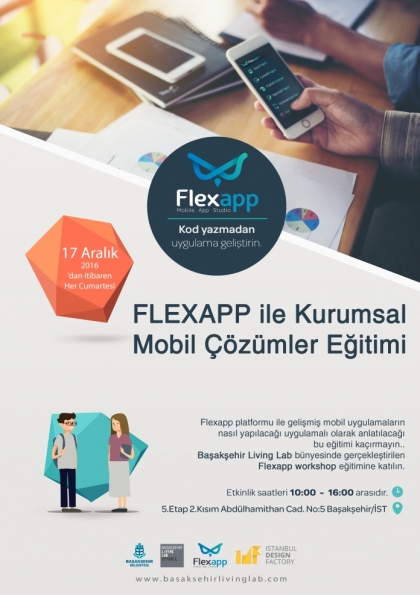 FLEXAPP ile Kurumsal Mobil Çözümler Eğitimi Etkinlik Afişi