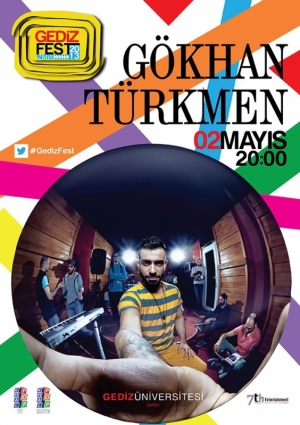 Gökhan Türkmen İzmir Konseri Etkinlik Afişi