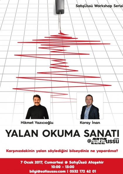 Yalan Okuma Sanatı - Workshop Etkinlik Afişi