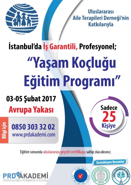 İstanbul Profesyonel Yaşam Koçluğu Eğitimi Etkinlik Afişi