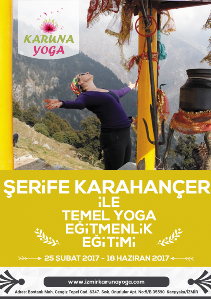 Şerife Karahançer ile Temel Yoga Eğitmenlik Eğitimi Etkinlik Afişi