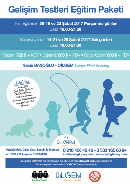 GELİŞİM TESTLERİ EĞİTİM PAKETİ Etkinlik Afişi