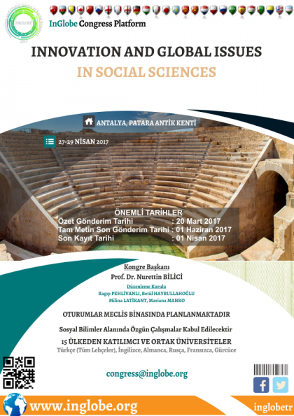 Innovation and Global Issues in Social Sciences 2017 Etkinlik Afişi