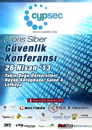 Kıbrıs Siber Güvenlik Konferansı - CypSec Etkinlik Afişi