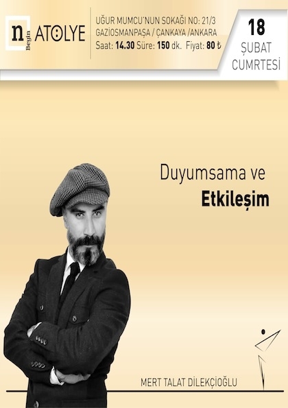 Duyumsama ve Etkileşim Atölyesi Etkinlik Afişi