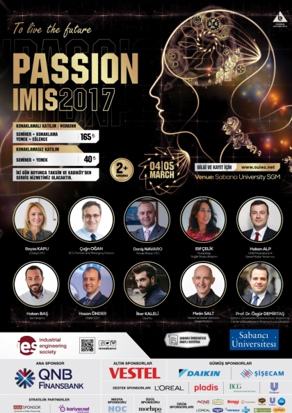 IMIS’17 PASSION Etkinlik Afişi