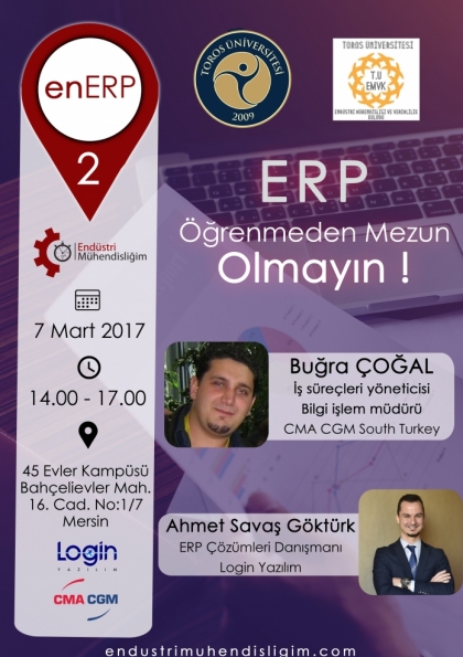 EnERP 2 Mersin Etkinlik Afişi