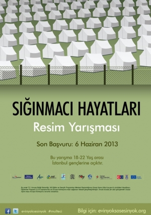 Sığınmacı Hayatları - Resim Yarışması Etkinlik Afişi