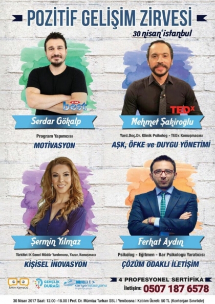 İstanbul Pozitif Gelişim Zirvesi Etkinlik Afişi