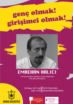 Yaratıcılık ve Girişimcilik Konulu Söyleşi - Emrehan HALICI Etkinlik Afişi