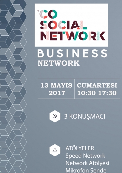 CoSocial Network Zirve Etkinlik Afişi