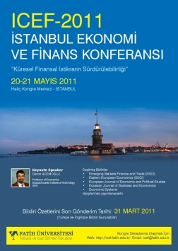 İstanbul Ekonomi ve Finans Konferansı Etkinlik Afişi