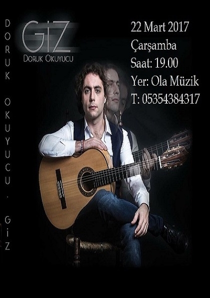 Doruk Okuyucu Flamenko Gitar Performansı / Açık Büfe Etkinlik Afişi