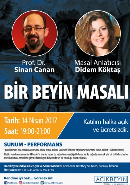 Bir Beyin Masalı Etkinlik Afişi