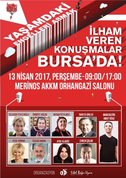 İlham Veren Konuşmalar- Yaşamdaki Engelleri Aşmak Etkinlik Afişi