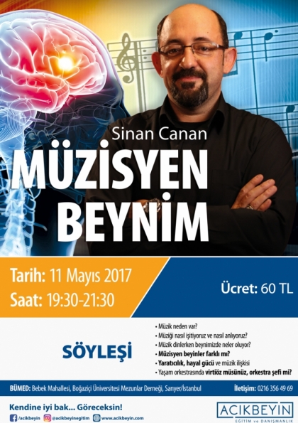 Müzisyen Beynim Etkinlik Afişi