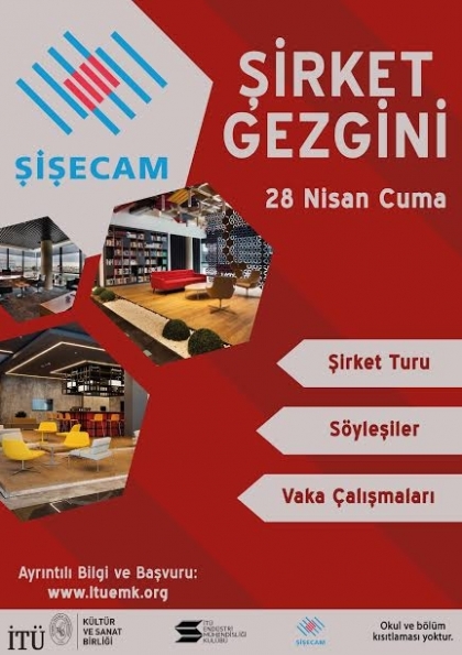 Şişecam ile Şirket Gezgini Etkinlik Afişi