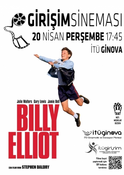 İTÜ GİNOVA Girişim Sineması: Billy Elliot Etkinlik Afişi