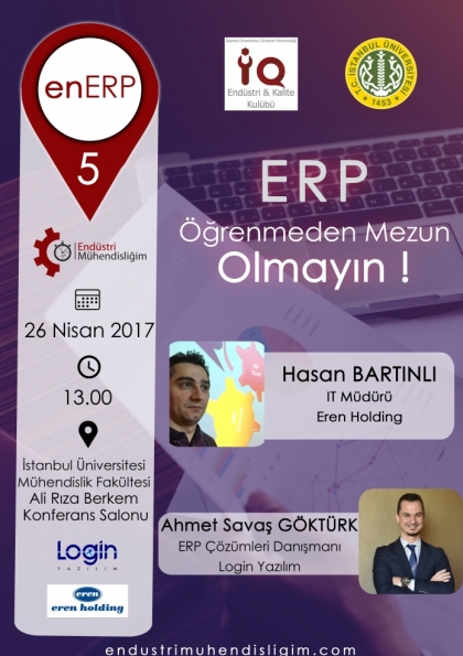 EnERP 5 İstanbul Etkinlik Afişi