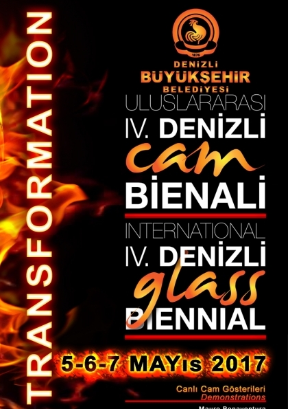 4.Uluslararası Denizli Cam Bienali Etkinlik Afişi
