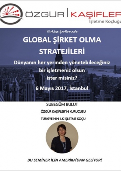 Türkiye Şartlarında Global Şirket Olma Stratejileri Etkinlik Afişi