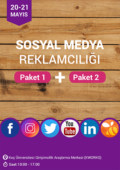 Sosyal Medya Reklamcılığı Etkinlik Afişi