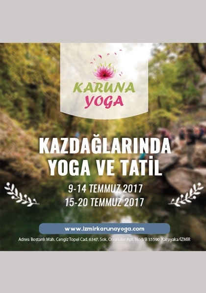 Kazdağlarında Yoga ve Tatil Etkinlik Afişi