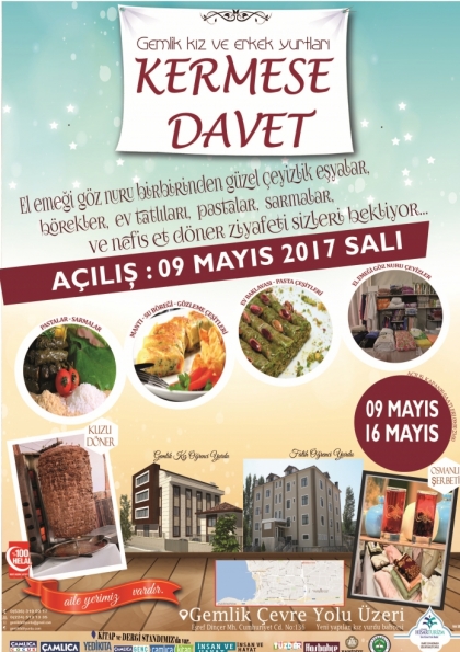 Geleneksel Fatih Öğrenci Yurdu Kermesi Etkinlik Afişi